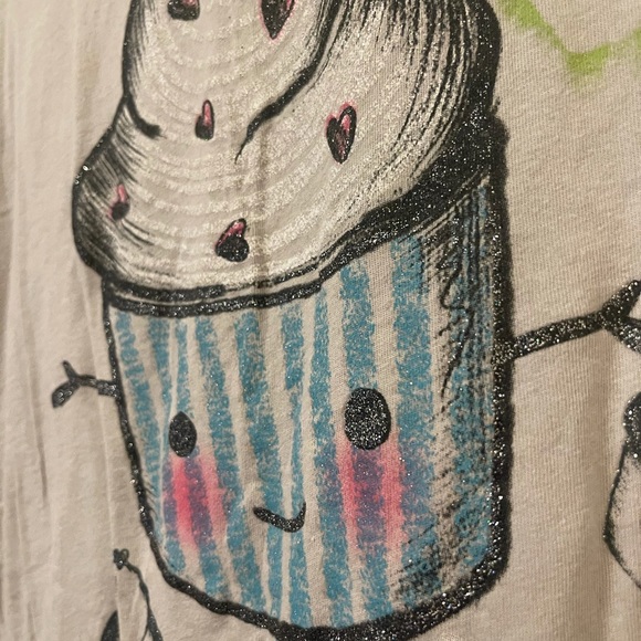 COPY - Rocker Girl Save The Earth! It’s The Only Planet W/Cupcakes Jr Woman’s 2… - Picture 3 of 6